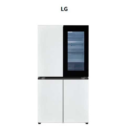 LG 냉장고 렌탈 노크온 4도어 냉장고 T873MWW312 의무5년