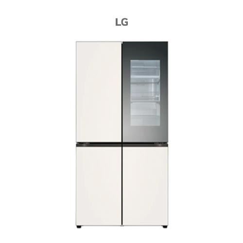 LG 노크온 냉장고 더블매직스페이스 872L 800리터냉장고 M874GBB551 의무5년
